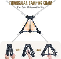 Tigerblade Camping Chair, Lightweight Folding Backpacking Hiking