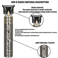 T9 Hair Clipper Repair Beard Shaving Body Hair Trimmer Clippers Electric Machine Men Haircut Machine 0mm Barber Shaver