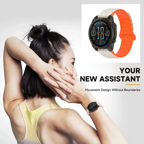 Garmin Fenix Silicone Magnetic Strap - Versatile & Comfortable