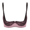 Lace Underwire Half-Cup Balconette Bra