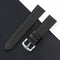 black / Silver buckle / 24mm