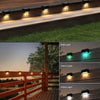 4/12 Pack Deck Lights Solar Powered, Solar Step Lights Outdoor Waterproof Led, Step Lights Solar Powered Used For Deck Stairs