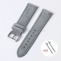 Amazfit Leather Watch Strap Vintage Suede Quick Release - Handmade Stitching