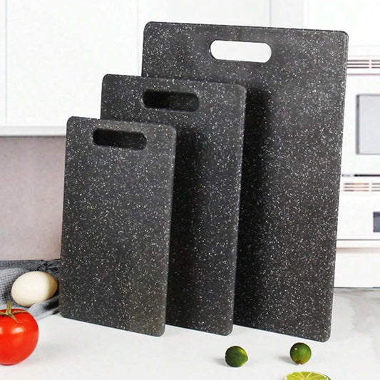 Imitation marble texture PP plastic cutting board Antibacterial mildew kitchen vegetable cutting board is dishwasher safe