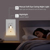 LED Night Light Outlet with 24W USB C+A Fast Charging, 4.8A, On/Off Switch
