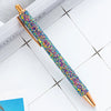 Press Metal Ballpoint Pens Diamond Multi-color Gift Pen Creative Office Supplies Student Stationary Supplies Accessory