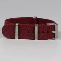 Amazfit Bands Nylon Military Parachute Style Watch Strap Blue Red