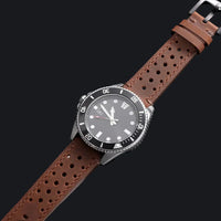 Polar Watch Band Quick Release Leather Strap Handmade Breathable Porous Cowhide