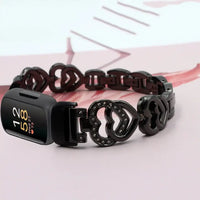 Fitbit Inspire 3 Steel Heart Design Band – Elegant Stainless Steel Strap