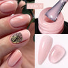 UR SUGAR 7ml Nude Crystal Rubber Base Gel Natural Color Semi Permanent Soak off UV LED Gel Nail Art Varnish