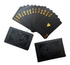 Black Gold Rose Playing Card Game Group Waterproof Poker Suit Magic Dmagic Package Home Party Board Games Gifts Collection