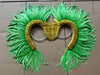 Two-Tone Feather Wing Backpiece Stage Costume Accessory
