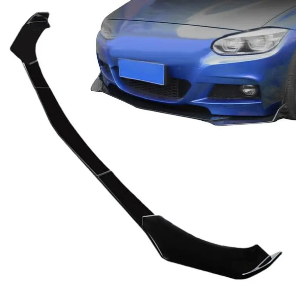 Front Bumper Lip Splitter Spoiler Adjustable Front Bumper Body Kit For Car Lightweight Front Body Shovel Anti-Collision Bumper