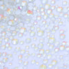 1440PC Mix Size SS6-SS20 Mocha Shimmer Neon Glass FlatBack Non-Hotfix Rhinestones