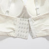 Rhinestone Glitter Bustier Corset Top Hook-and-Eye Nightclub Party Bralette