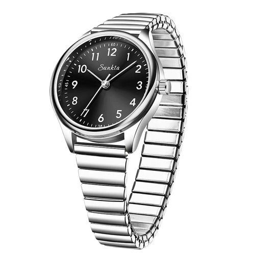 Gold Stainless Steel Women's Watch Quartz Minimalist