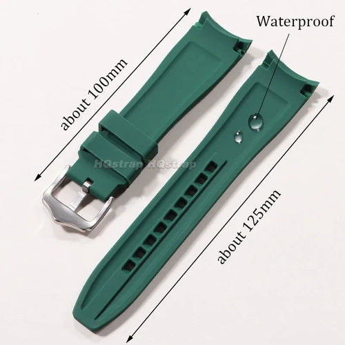 Polar Silicone Watch Band For Polar Smartwatch, Curved End, Unisex, Waterproof