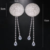 Dazzling Crystal Tassel Nipple Pasties & Statement Chest Body Jewelry