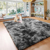 Area Rugs For Bedroom Tie-Dye Grey Fluffy Carpet For Living Room Soft Plush Furry Shaggy Bedside Rug Kids Babyindoor Floor Mat