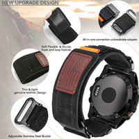 Garmin Leather Watch Band Strap - Premium Sports Style