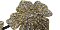 Handmade Crystal Flower Embroidery Rhinestone Costume Bra