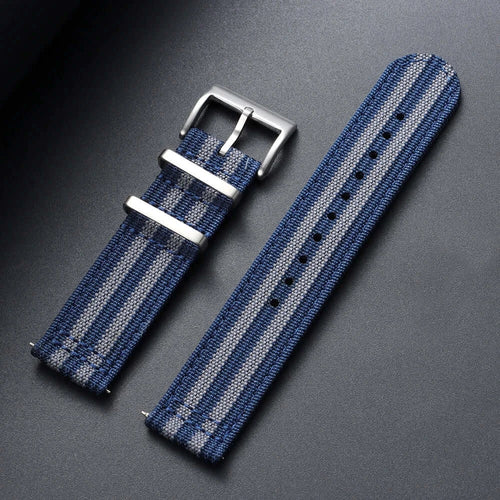 Amazfit Nylon Ribbed Watch Band Quick Release Sport Strap For Smartwatch