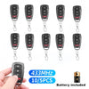 10/5pcs Wireless RF 433mhz Remote Control Copy Code Garage Door Gate Duplicator 433 Mhz Key Remote Opener