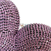 Colored Rhinestone Longline Costume Bra