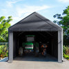 10x20ft Heavy Duty Carport with Removable Sidewalls,All Weather Carport Garage Party Tent Large Outdoor Canopy Storage Shed