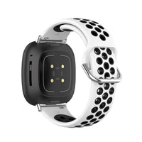 Fitbit Versa & Sense Silicone Band - Breathable Stylish Straps