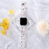 Apple Watch Silicone Strap - Floral Design - Soft and Comfortable