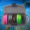 61pcs/set Simulation Bionic Lures Fork Tail Wobbler Bait Hook Gear Tools with Storage Box Soft Lightweight Fishing Accessories