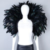 Festival Carnival Feather Shoulder Shawl