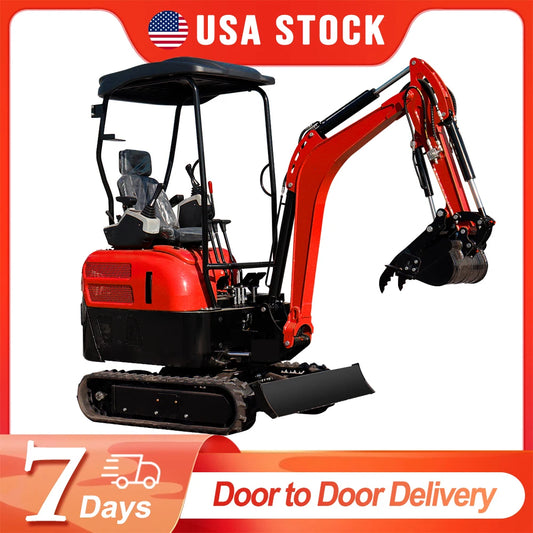 2 Tons Mini Excavator Kubota EPA Engine Digger Hydraulic Pilot Excavator Door To Door