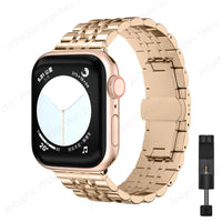 Apple Watch Stainless Steel Band - Elegant, Durable Design