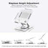 ST04 Swivel Tablet Stand Aluminum Portable 360 Rotating Tablet Stand Holder for Desk Business Kitchen Desktop for IPAD