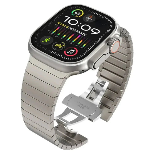 Stainless Steel Apple Watch Band - Stylish Durable Design
