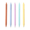 Set of 5 Cute Ballpoint Pens, Korean and Japanese School Office Stationery, Kawaii Neutral Pens for Business and Office Use