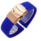 blue rose - gold / 24mm