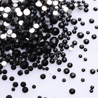 1440PCS SS3-SS20 Mix Size Non-Hotfix Glass FlatBack Rhinestones