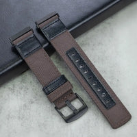 Fitbit Versa & Sense Nylon Leather Band - Versatile Style