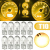 10pcs Car T10 Halogen 3W 194 158 Wedges 12V Auto Lamp White Bulbs Instrument Light Reading Lights Clearance Lamp Accessories