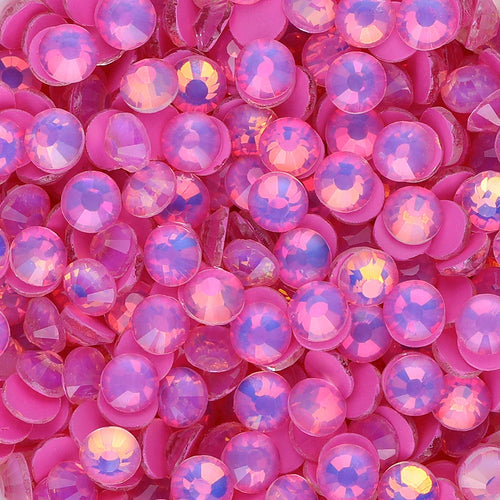 SS6-SS30 Mocha Opal Coral Reef Flatback Glass Non-Hotfix Rhinestones
