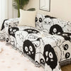 Cartoon Sofa Cover Double Use Beds Blanekets Throw Blanket Picnic Mat With Tassel Sofa Bed Universal Decorative