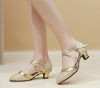 The Stardust Starlight Latin Sandal – Metallic Ballroom & Tango Heel