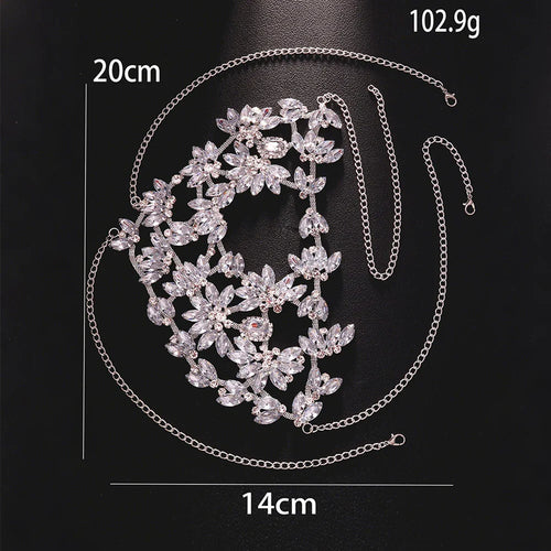 Rhinestone Half Mask Masquerade Jewelry