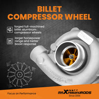 External Wastegate T3 T4 T04E T3 A/R .63 Turbocharger Oil Cooled 4/6 CYL 400+HP Billet T3 Oil cooled Turbo Charger for 1.5L-2.5L