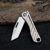 Titanium Alloy TC4 Mini Folding Knife EDC Portable Keychain Pendant Knife Express Unpacking Pocket Knife Gift EDC Tool