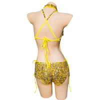Beaded Sequin Tassel Performance Bodysuit