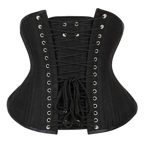 20 Steel Bone Cotton Underbust Corset Heavy Duty Waist Trainer Cincher